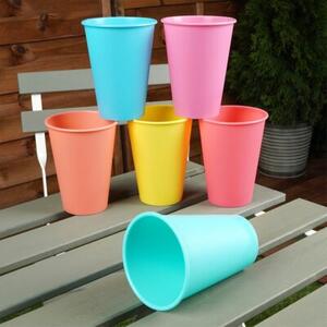 Kubki plastikowe 400 ML 6 szt