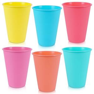 Kubki plastikowe 400 ML 6 szt