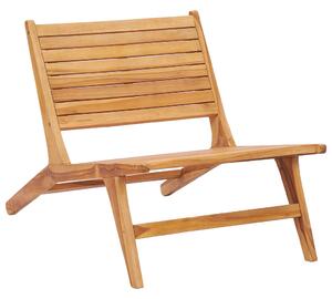 Krzesło ogrodowe, lite drewno tekowe