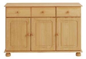Niska komoda z litego drewna sosnowego 116x76 cm Ella – Støraa