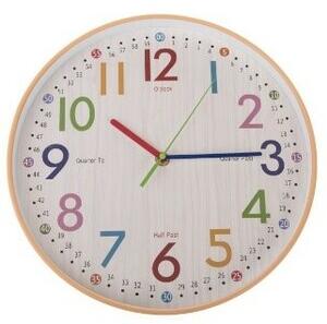 Zegar ścienny Colorful, śr. 30,5 cm, plastik