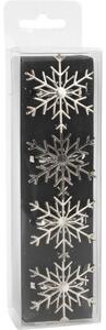 Zestaw uchwytów na serwetki Snowflake I, 4 szt