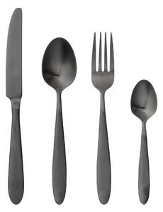 Zestaw 4 czarnych sztućców Bloomingville Cutlery Eleganza