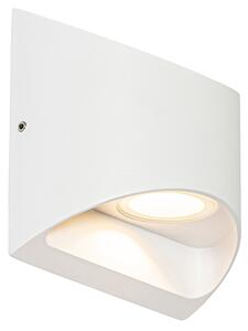 Zewnetrzna Moderne buitenwandlamp wit incl. LED IP54 - Mal Oswietlenie zewnetrzne