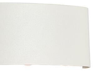 Zewnetrzna Zewnętrzny Kinkiet / Lampa scienna biały z 6-punktowymi diodami LED IP54 - Silly Oswietlenie zewnetrzne
