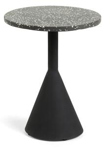 Okrągły stolik ogrodowy z blatem z terrazzo ø 40 cm Melano – Kave Home