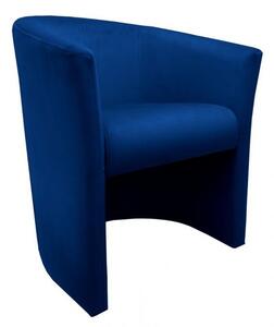 Fotel MAROS VELVET granatowy