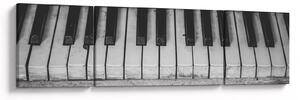 Obraz starego fortepianu (170x50 cm)