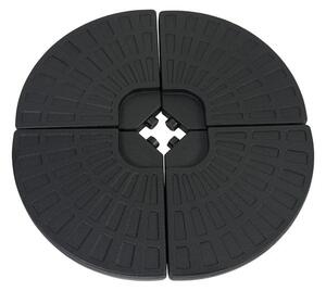 Czarna podstawka na parasol ogrodowy Bonami Essentials, ø 100 cm