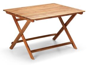 Stół ogrodowy z drewna akacji Bonami Essentials Natur, 114x88 cm