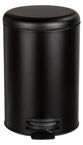 Czarny kosz na śmieci Wenko Leman Easy Close, 20 l