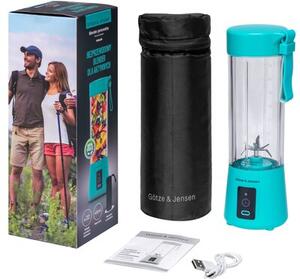 Blender personalny GÖTZE & JENSEN PB940M Miętowy Bezprzewodowy + pokrowiec