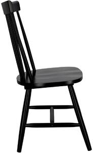 Czarne krzesło kuchenne typu patyczak - Flos