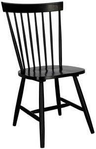 Czarne krzesło kuchenne typu patyczak - Flos