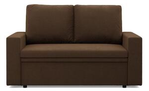 Sofa dwuosobowa, BLOM, Mikrofaza, 148x87x90 cm, brÄ zowy | TYLETEGOTU
