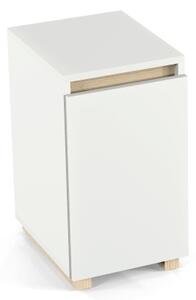 Biały kontenerek biurkowy DES1 w stylu skandynawskim