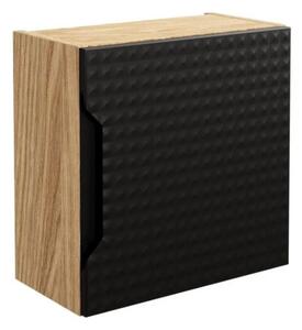 Szafka łazienkowa LUXOR BLACK 83-35-1DQ 35x35cm dąb olejowany/czarna