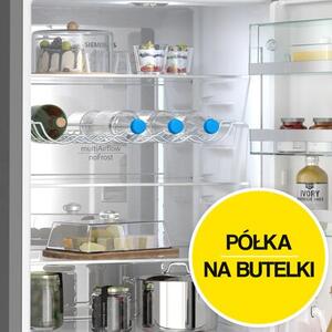 Lodówka SIEMENS KG49NSBBF No Frost 203cm Czarne satynowe szkło