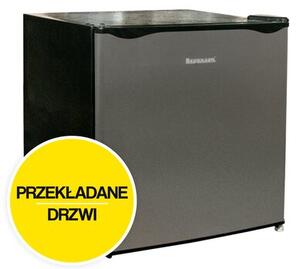 Lodówka RAVANSON LKK-50ES 48.5cm Srebrno-czarna