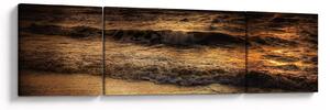 Obraz - Fale na wybrzeżu (170x50 cm)