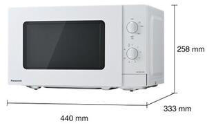 Kuchenka mikrofalowa PANASONIC NN-SM21QWEPG 800 W średnica 25.5 cm pojemność 20L Biały