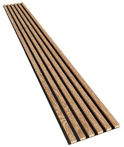 Akustyczne panele lamelowe 2 szt. fornir dębowy M5-P60