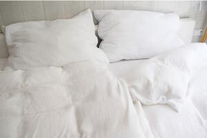 Biała muślinowa pościel jednoosobowa 140x200 cm Plain Muslin – Butter Kings