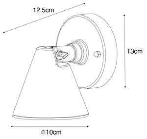 Zewnetrzna Nowoczesny Kinkiet / Lampa scienna zewnętrzny rdzawy brąz IP44 regulowany - Ciara Oswietlenie zewnetrzne