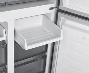 Lodówka BERG CZW190NBG03 No Frost 190.2cm Czarne szkło Licowane drzwi
