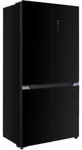 Lodówka BERG CZW190NBG03 No Frost 190.2cm Czarne szkło Licowane drzwi