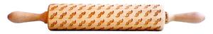 Drewniany grawerowany wałek Mustache – Valek