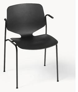 Ręcznie wykonane krzesło z podłokietnikami z tworzywa sztucznego Nova Sea