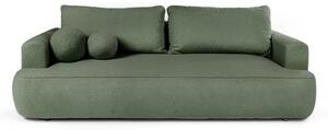 Zielona rozkładana sofa z materiału bouclé 247 cm Quinoa – Bonami Selection