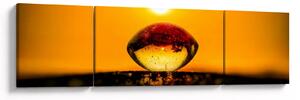 Obraz szklanej kropli (170x50 cm)