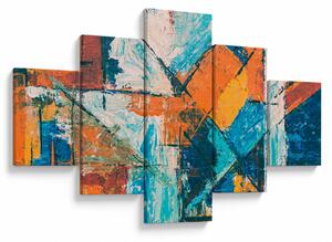 Obraz - Abstrakcja (125x70 cm)