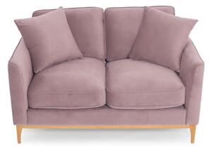 Kanapa wypoczynkowa sofa dwuosobowa LIVERPOOL II - pudrowy róż