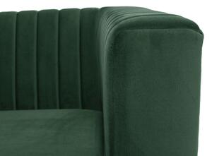 Fotel tapicerowany OXFORD - ciemnozielony