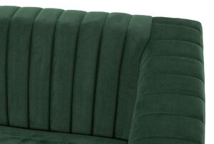 Sofa dwuosobowa mała kanapa OXFORD II - ciemnozielona