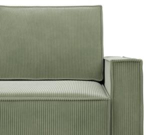 Kanapa rozkÅadana, sztruks, Union, 220x95x92 cm, oliwkowy | TYLETEGOTU