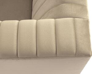 Fotel tapicerowany OXFORD - beżowy