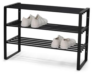 Czarna metalowa szafka na buty 70x48,5x29 cm Rex – Spinder Design