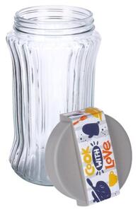 Pojemnik na produkty sypkie szklany 1,6 l