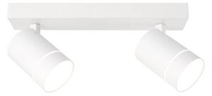 2-punktowa lampa natynkowa Selma z regulacją LED 10W biała - biały