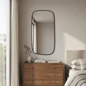 Lustro Nieregularne CALM S 90x60 cm z Ramą / bez LED Złoty