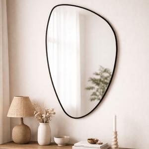 Lustro Nieregularne FLUID S 92x55 cm z Ramą / bez LED Złoty
