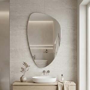 Lustro nieregularne FLUID S 92x55cm Bez Ramy / Bez LED