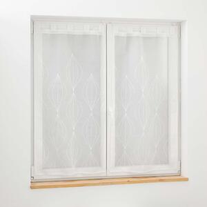 Białe firanki z woalu zestaw 2 szt. 60x90 cm Galactee – douceur d'intérieur