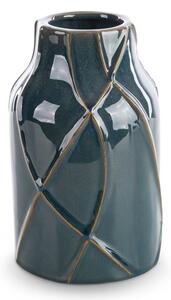 Wazon EUROFIRANY Teo 14 x 22 cm Turkusowy