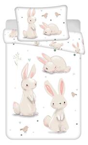 Bawełniana pościel dziecięca do łóżeczka 100x135 cm Bunnies – Jerry Fabrics