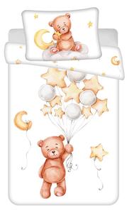 Bawełniana pościel dziecięca do łóżeczka 100x135 cm Miś "Cute" – Jerry Fabrics